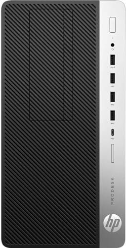 HP ProDesk 600 G4 MT Desktop Computer, Six-Core i5-8500, 16GB DDR4 RAM, 512GB SSD, AMD Radeon RX 550 4 GB, HDMI, Keyboard & Mouse, Windows 10 Pro (Renewed)