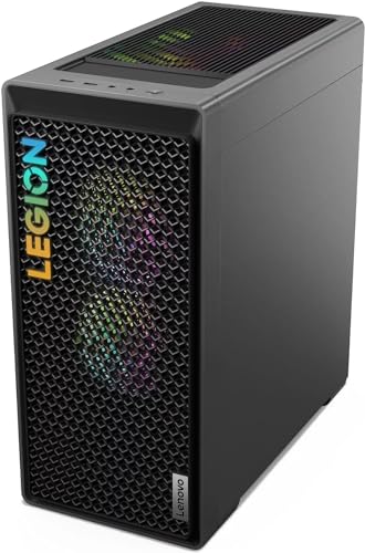 Lenovo 2024 Legion Tower 5 Gen 8 Gaming Tower Desktop Comupter, AMD Ryzen 7 7700 Processor, NVIDIA GeForce RTX 4070 Ti Super 16GB GDDR6X, 64GB DDR5 RAM, 2TB SSD, 2TB HDD, Windows 11 Pro
