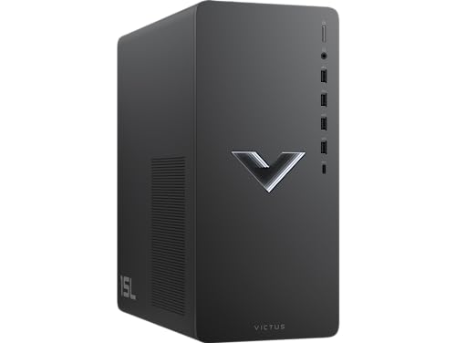HP Victus 15L Gaming Desktop Computer AMD Octa-Core Ryzen 7 5700G Processor (Beats i7-10700) 32GB RAM 2TB SSD AMD Radeon RX 6600XT 8GB Graphic (>NVIDIA RTX 3060) USB-C DiplayPort Win11 + HDMI Cable