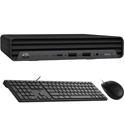 HP Elite Mini 600 G9 MFF Business Desktop Computer, 13th Gen Intel 14 Cores i5-13500T (Beat i7-12700T), 32GB DDR5 RAM, 2TB PCIe SSD, WiFi 6, Bluetooth, Keyboard and Mouse, Windows 11 Pro, Tilsiy