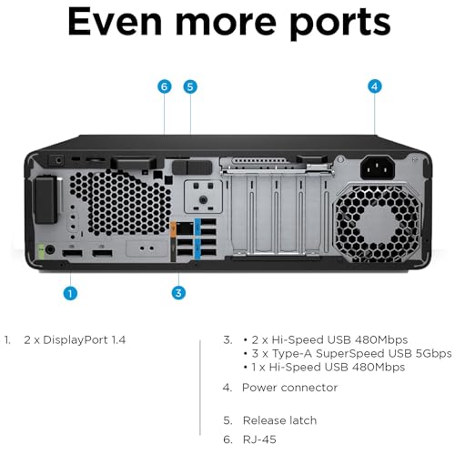 HP Z2 SFF G9 Workstation Small Form Factor Business Desktop Computer, 13th Gen Intel 14-Core i7-13700, 16GB DDR5 RAM, 1TB PCIe SSD, DVDRW, WiFi 6, Bluetooth, Keyboard & Mouse, Windows 11 Pro, Tilsiy