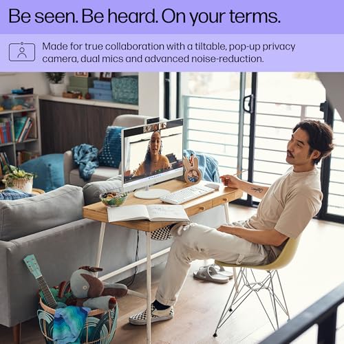 HP Newest 27 Ultra 7 Touchscreen Business All-in-One Desktop, 27" FHD Touchscreen, Intel Core Ultra 7 155U (Beats Intel i7-1355U), 32GB DDR5 RAM, 2TB SSD, Wireless KB & Mouse, Wi-Fi 6, Windows 11 Pro