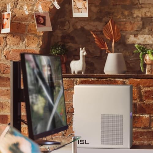 HP Victus 15L Ryzen 7 RTX 4060 Premium Gaming Desktop, AMD Ryzen 7 5700G, GeForce RTX 4060, 64GB RAM, 2TB SSD, RJ45, HDMI, DP Port, Wi-Fi 6, Windows 11 Pro, White