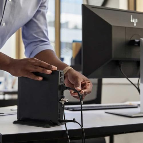 HP Newest 13th Gen ProDesk 400 G9 Mini Business Desktop, Intel i5-13500T(Beat i7-12700), 16GB RAM, 256GB PCIe SSD, Wi-Fi 6, HDMI, Type-C, DP, Support 2-Monitor 4K, Wired KB and Mouse, Windows 11 Pro