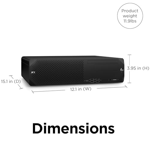 HP Z2 SFF G9 Workstation Small Form Factor Business Desktop Computer, 13th Gen Intel 14-Core i7-13700, 16GB DDR5 RAM, 1TB PCIe SSD, DVDRW, WiFi 6, Bluetooth, Keyboard & Mouse, Windows 11 Pro, Tilsiy