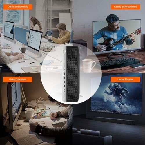 HP EliteDesk 800 G4 SFF Desktop PC, Core i7-8700 4.20GHz, 32GB DDR4, 512GB SSD,WiFi, Mouse and Keyboard,Bluetooth,Window 10 Pro (Renewed)