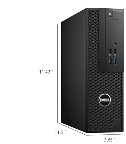 Dell Precision 3420 SFF Desktop Computer PC, NVIDIA Quadro K1200 4GB, Intel Core i5-6600U 3.3GHz Up to 3.9GHz, 16GB DDR4, 512GB SSD, 1TB HDD, Keyboard&Mouse, 4K Support, DP, HDMI, Win 10 Pro(Renewed)