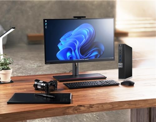 Dell OptiPlex 5050 Micro Form Factor Mini Desktop Computer PC Setup with 22" FHD Monitor Intel Core i5-7500T 16GB RAM 512GB SSD, Keyboard & Mouse, WiFi, Windows 10 Pro (Renewed)