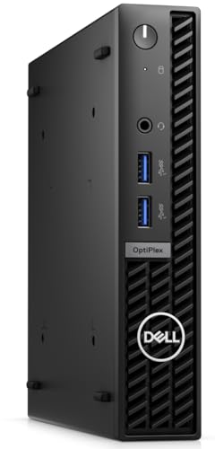 Dell OptiPlex 7010 MFF Business Mini PC (Intel i5-13500T 14-Core, 16GB DDR4 RAM, 512GB SSD, Intel UHD 770, WiFi 6, Bluetooth 5.3, RJ-45, HDMI, DP, Black, Win 11 Pro)