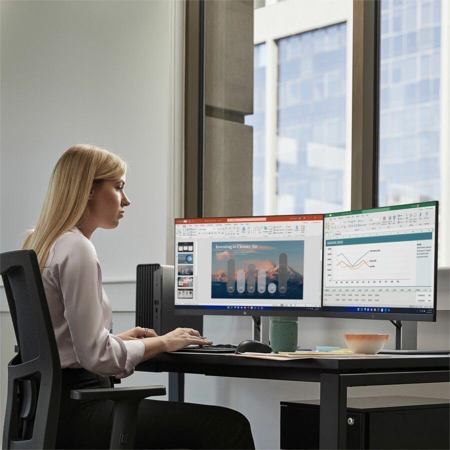 HP Newest ProDesk SFF | Business/Home Use Desktop Computer | Intel 6-Core 12th i5 | 64GB RAM + 1TB SSD | Windows 11 Pro | HDMI | Display Port