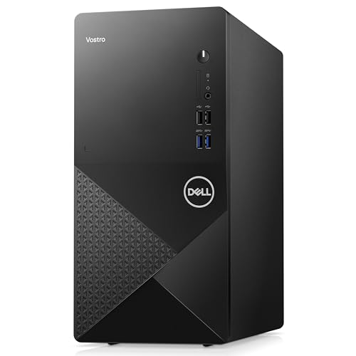 Dell Vostro 3910 3000 Series Tower Business Desktop Computer, 12th Gen Intel Core i3-12100 (Beat i5-10600), 32GB DDR4 RAM, 1TB PCIe SSD, WiFi 6, Bluetooth, Keyboard and Mouse, Windows 11 Pro, Black