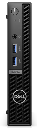 Dell OptiPlex 7010 MFF Business Mini PC (Intel i5-13500T 14-Core, 16GB DDR4 RAM, 512GB SSD, Intel UHD 770, WiFi 6, Bluetooth 5.3, RJ-45, HDMI, DP, Black, Win 11 Pro)