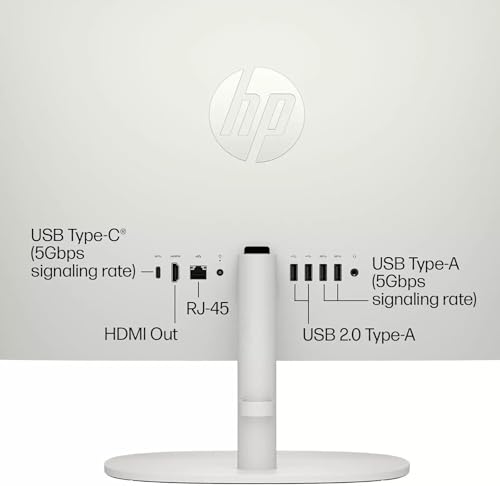 HP 2024 Newest All-in-One Desktop, 21.5" FHD Display, Intel Celeron J4025 Processor, 8GB RAM, 512GB SSD, Intel UHD Graphics 600, Webcam, WiFi 6, Windows 11 Pro, with Microsoft Office Lifetime License