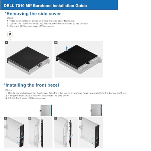 Dell OptiPlex 7000 7010 MFF Intel i5-13500T (14 Cores, Prevails Intel i7-12700T) 32 GB RAM, 1 TB NVMe, WiFi 6E, BT®, DisplayPort, Wired KB & Mouse, 3YR, W11P, Business Desktop Computer