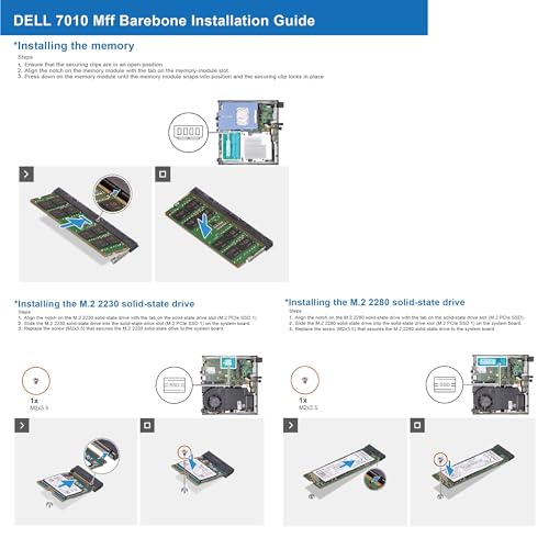 Dell OptiPlex 7000 7010 MFF Intel i5-13500T (14 Cores, Prevails Intel i7-12700T) 32 GB RAM, 1 TB NVMe, WiFi 6E, BT®, DisplayPort, Wired KB & Mouse, 3YR, W11P, Business Desktop Computer