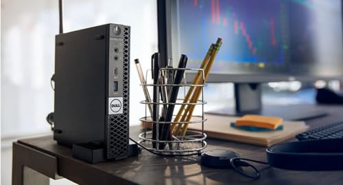 Dell Optiplex 7070 Micro Desktop Mini PC Intel Core i5-9500T 16GB RAM DDR4 256GB SSD, WiFi, Bluetooth, Keyboard & Mouse, Windows 10 Pro, Black (Renewed)