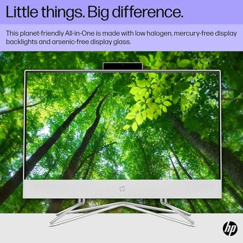HP Newest All-in-one Computer | 21.5" FHD Anti-glare Display | 64GB RAM | 1.5TB SSD (1TB PCIe & P500 500GB External) | Intel Dual-Core Processor | Ethernet (RJ-45) | HDMI | Webcam | Windows 11 Pro