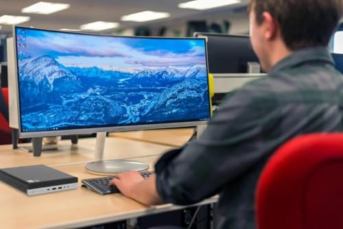 HP EliteDesk 800 G5 High-Performance Mini PC Desktop Computer, 9th Gen Core i5-9500T, 32GB DDR4 RAM, 1TB NVMe SSD, Keyboard & Mouse, WiFi, Bluetooth, Windows 11 Pro (Renewed)