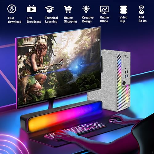 Dell RGB Gaming Desktop Computer, Intel Quad Core I5-6500 up to 3.6GHz, GeForce GT 1030 2G GDDR5, 32GB Memory, 1T SSD, RGB Keyboard & Mouse, 600M WiFi & Bluetooth 5.0, Win 10 Pro (Renewed)