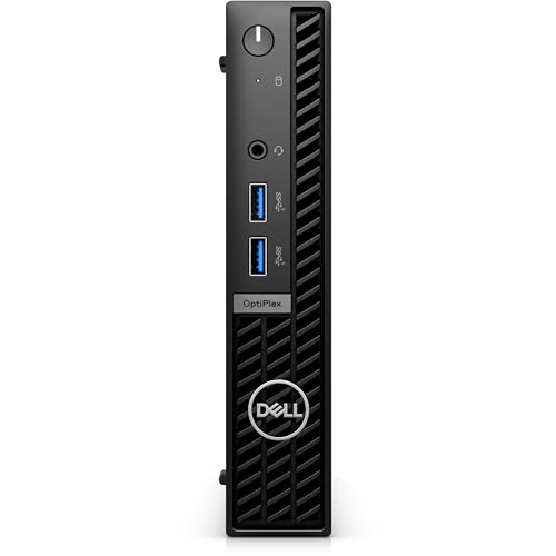 DELL OptiPlex 7010 MFF 1.2L 7000 Micro Form Factor Business Desktop Computer, 12th Gen Intel Hexa-Core i5-12500T (Beat i7-11700T), 32GB DDR4 RAM, 1TB PCIe SSD, WiFi 6, Bluetooth, Windows 11 Pro
