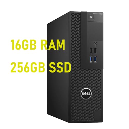 Dell Precision 3420 SFF Small Form Factor Desktop w/ K1200 Graphics Card 4GB, Quad Core i5-6th 3.9GHz, 16GB RAM, 256GB SSD, Wired Keyboard, Win10 pro(Renewed)