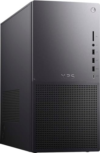 Dell XPS 8960 Business Desktop Computer | 13th Gen Intel 16-Core i7-13700 Processor | 16GB DDR5 1TB SSD + 1TB HDD | Intel UHD Graphics 770 USB-C DisplayPort Killer 1675 Wireless Win11 Black