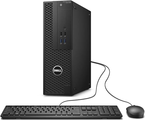 Dell Precision 3420 SFF High Performance Desktop Computer PC, NVIDIA Quadro P1000 4GB, Intel Core i7-7700 Up to 4.2GHz, 32GB DDR4, 512GB SSD, 1TB HDD, Keyboard&Mouse, 4K Support, Win 10 Pro(Renewed)