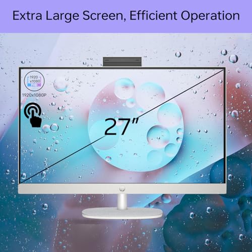 HP Essential Business All-in-One, 27" FHD Touchscreen, Intel Core i7-1355U, 32GB RAM, 1TB SSD, IR Camera, Wired Keyboard & Mouse, HDMI, RJ45, Wi-Fi 6, Windows 11 Pro, White