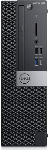 Dell OptiPlex 5060 SFF Bussines Desktop Computers, Intel 6-Core i5-8500 3.10 GHz, 32GB DDR4 Ram, 1TB SSD, Keyboard & Mouse, WiFi, 4K Support, Win 11 Pro, Black (Renewed)