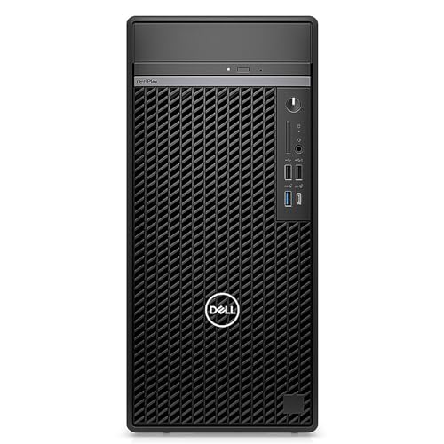 Dell OptiPlex 7000 Series Tower Business Desktop, Intel Core i7-12700, 64GB DDR5 RAM, 2TB PCIe SSD, DVD-RW, DisplayPort, Wired Keyboard & Mouse, Wi-Fi, Windows 11 Pro, Black