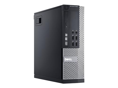 Dell OptiPlex 9020 SFF Desktop Computer with 22" LCD Monitor,Desktop PC Speakers,Intel Core i7-4790 3.2GHZ, 16GB RAM, 256GB SSD,Keyboard & Mouse,DVDRW,DisplayPort, Wi-Fi, BT,Windows 10 Pro(Renewed)