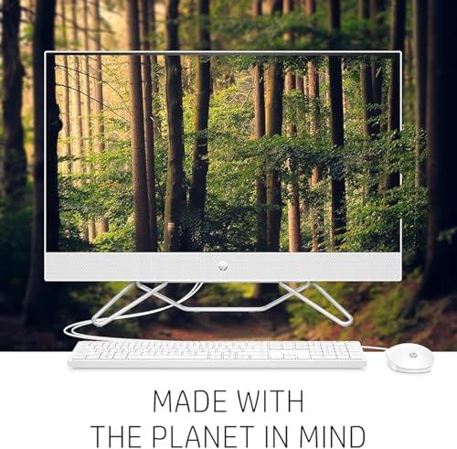 HP 2024 Newest 21.5 inch All-in-One Desktop PC | Windows 11 Pro | Intel Dual-Core Processor | Mouse and Keyboard | FHD Display (32GB RAM | 1TB SSD)