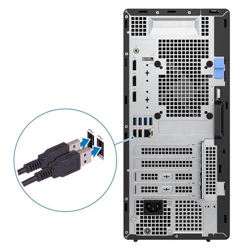 Dell OptiPlex 7000 Business Desktop, Intel Core i7-12700 (12 Core), 32GB RAM, 1TB PCIe SSD, DVD, SD Media Card Reader, Ethernet Port, DisplayPort, WiFi & Bluetooth, Windows 11 Pro, Black