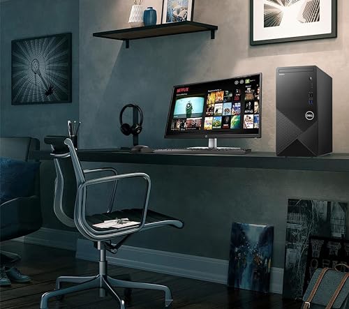 Dell Vostro 3910 Tower Computer, Intel Core i9-12900K, 32GB RAM, 1TB NVMe SSD, AMD Radeon RX 640 4GB Graphics, Mini-Display Port, HDMI, DVD-RW, Wi-Fi, Bluetooth, Windows 11 Pro, Black Desktop