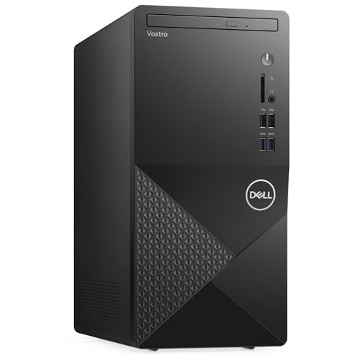 Dell Vostro 3888 Full Size Tower Business Desktop Computer, Intel Octa-Core i7-10700, 32GB DDR4 RAM, 1TB PCIe SSD + 1TB HDD, DVDRW, 802.11AC WiFi, Bluetooth, Keyboard and Mouse, Windows 11 Pro