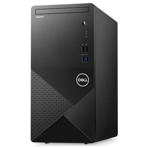 Dell Vostro 3910 Tower Computer, Intel Core i9-12900K, 32GB RAM, 1TB NVMe SSD, AMD Radeon RX 640 4GB Graphics, Mini-Display Port, HDMI, DVD-RW, Wi-Fi, Bluetooth, Windows 11 Pro, Black Desktop