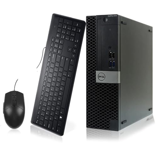 Dell OptiPlex 5050 SFF Desktop PC Computer with 21.5in FHD Monitor, Intel 6th Core i5-6600, 16GB RAM, 256GB SSD, USB Keyboard & Mouse, BT, Wi-Fi, Windows 10 Pro (Renewed)