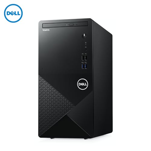 Dell Vostro 3910 Business PC Desktop Computer, 12th Gen Intel Core i5-12400 Processor, 16GB DDR4 Memory, 1TB PCIe SSD, DisplayPort, HDMI, WiFi 6, DVD-RW, Windows 11 Pro, Black