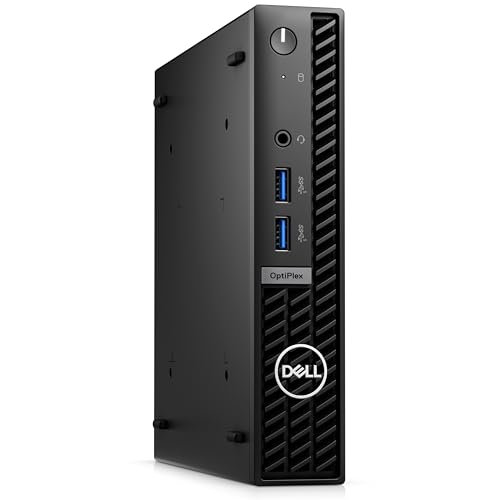 Dell OptiPlex 7010 MFF 1.2L 7000 Micro Form Factor Business Desktop Computer, 12th Gen Intel Hexa-Core i5-12500T (Beat i7-11700T), 16GB RAM, 512GB SSD, WiFi 6, Bluetooth, Windows 11 Pro