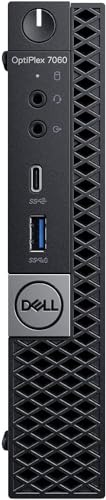 Dell Optiplex 7060 Mini Desktop PC Intel Core i5-8500T 16GB RAM DDR4 512GB SSD, WiFi, Mouse & Keyboard, Windows 11 (Renewed)