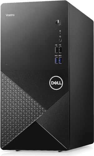 Dell Vostro 3910 Desktop, 12th Gen Intel Core i3, Wi-Fi 6, UHD Graphics 730, Bluetooth, HDMI (32GB RAM, 512GB SSD + 1TB HDD)