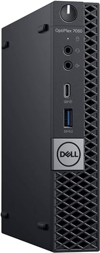Dell Optiplex 7060 Mini Desktop PC Intel Core i5-8500T 16GB RAM DDR4 512GB SSD, WiFi, Mouse & Keyboard, Windows 11 (Renewed)