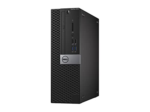 Dell Optiplex 5050 SFF Desktop Computer PC Core i5-6500 3.2GHz 16GB 256GB SSD, Keyboard & Mouse, DisplayPorts, HDMI, RJ-45, Windows 10 Pro (Renewed)