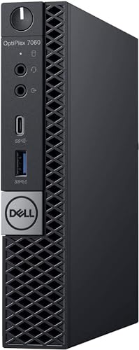 Dell Optiplex 7060 Mini Desktop PC Intel Core i5-8500T 16GB RAM DDR4 512GB SSD, WiFi, Mouse & Keyboard, Windows 11 (Renewed)