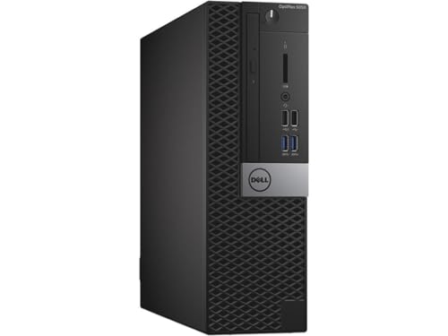 Dell Optiplex 5050 SFF Desktop Computer PC Core i5-6500 3.2GHz 16GB 256GB SSD, Keyboard & Mouse, DisplayPorts, HDMI, RJ-45, Windows 10 Pro (Renewed)