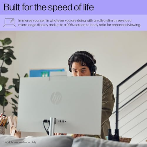 HP 2024 Newest 27" FHD Touchscreen Business All-in-One Desktop, Microsoft Office Lifetime License, Intel 12-core Ultra 7 155U (Up to 4.8 GHz, Beats i7-1355U), 64GB DDR5, 4TB SSD, Wi-Fi 6, Win 11 Pro