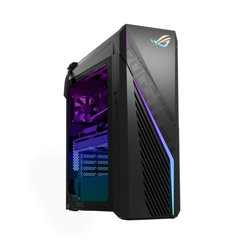 ASUS ROG Strix G16CH Gaming Desktop Intel 16-core i7-13700F (Beats i9-12900F) 64GB RAM 4TB SSD Geforce RTX 4060 8GB Graphic DisplayPort Aura Sync Lighting Win11 Black + HDMI Cable