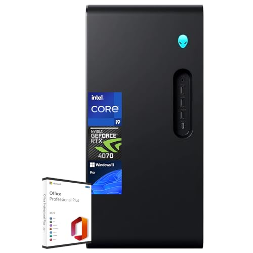 Dell Alienware Aurora R16 Gaming Desktop, i9-13900F(24-core), NVIDIA GeForce RTX 4070, 64GB DDR5, 1TB SSD, 2TB HDD, Wi-Fi 6E, USB-A&C, Bluetooth, Windows 11 Pro, with Microsoft Office Lifetime License