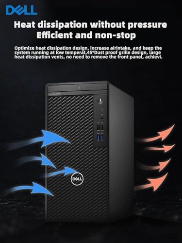 Dell NEWEST Optiplex 3000 Business/Home Use Tower Desktop | Windows 11 Pro | HDMI+DP | WiFi | Bluetooth | DVD-RW (12th Gen Intel Core i9-12900, 64GB RAM | 1TB SSD + 1TB HDD)