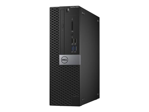 Dell OptiPlex 5050 Small Form Factor Desktop Computer PC Setup with New 24" FHD Monitor, Core i5-6500 16GB RAM 256GB SSD, Keyboard & Mouse, Speakers, Wi-Fi, HDMI, VGA, Windows 10 Pro (Renewed)